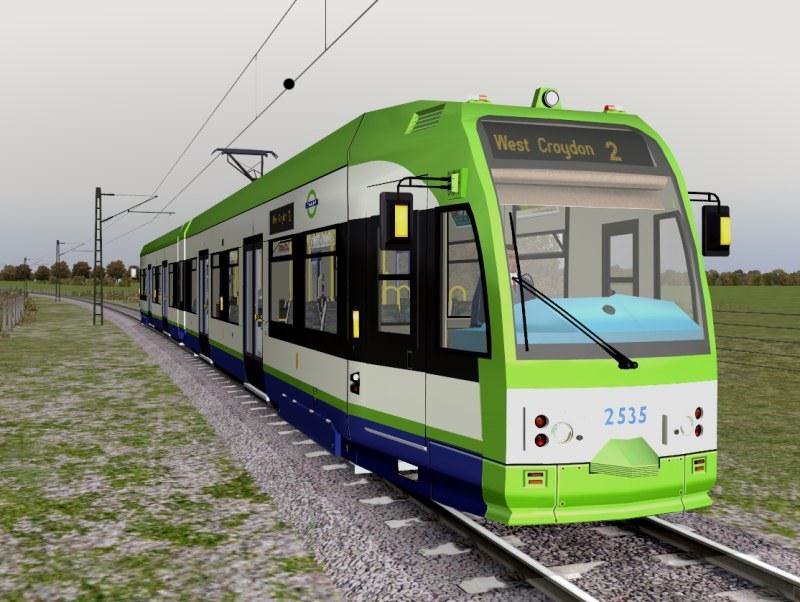 Trensim Panorama Internacional Tranv a Croydon Tramlink CR4000